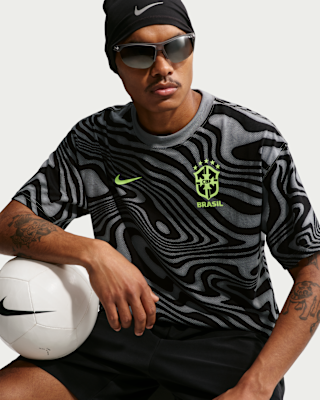 Brazil Men's Nike Football T-Shirt. Nike CA